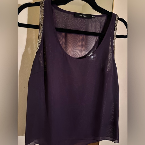 Urban Outfitters Beaded Sleeveless Blouse - Picture 2 of 3